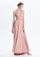 Dusty Rose Maxi Convertible Infinity Dress