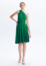 Emerald Green Midi Convertible Infinity Dress
