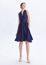 Midnight Blue Midi Convertible Infinity Dress