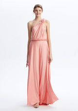 Peach Coral Maxi Convertible Infinity Dress