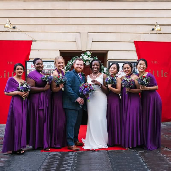 INFIWING Purple Infinity Dress