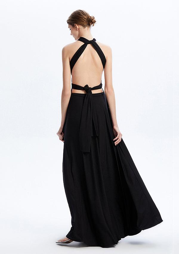Black Maxi Convertible Infinity Dress