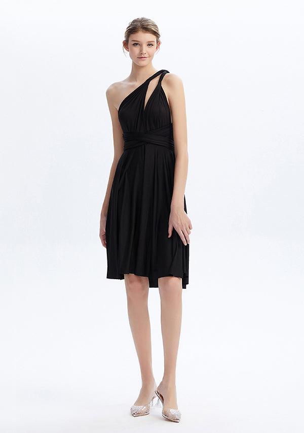 Black Midi Convertible Infinity Dress
