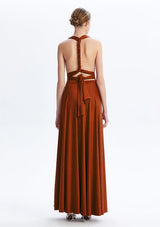 Burnt Orange Maxi Convertible Infinity Dress
