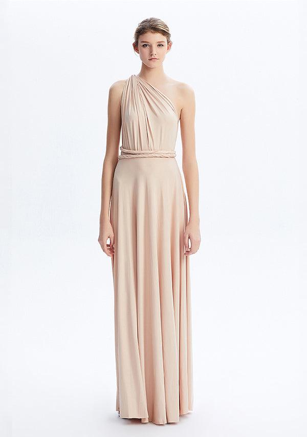 Champagne Maxi Convertible Infinity Dress