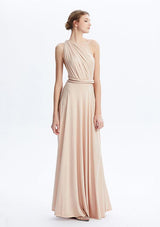 Champagne Maxi Convertible Infinity Dress