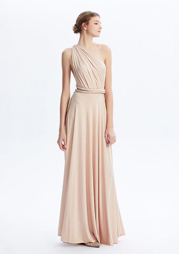 Champagne Maxi Convertible Infinity Dress