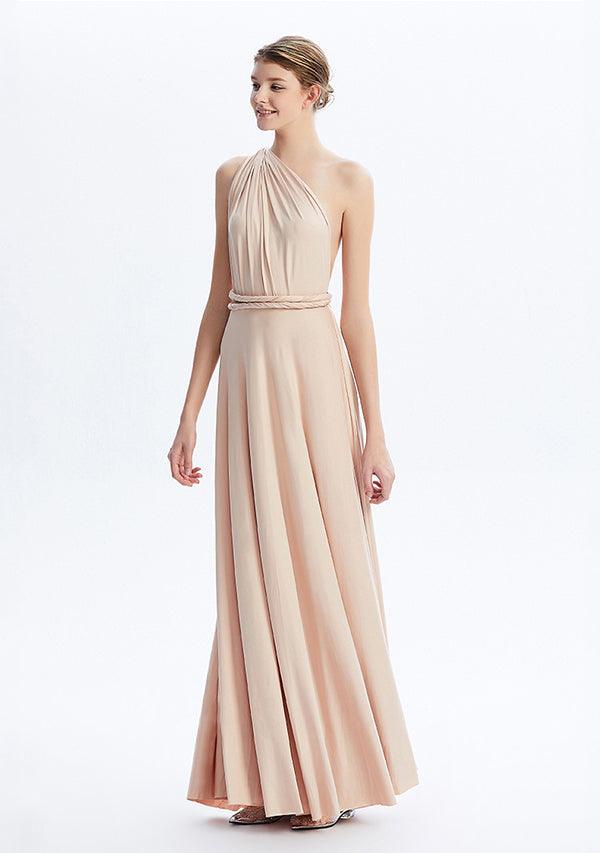 Champagne Maxi Convertible Infinity Dress
