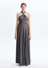 Charcoal Grey Maxi Convertible Infinity Dress