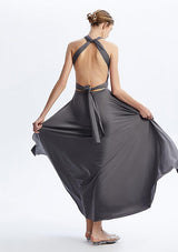 Charcoal Grey Maxi Convertible Infinity Dress
