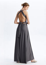 Charcoal Grey Maxi Convertible Infinity Dress
