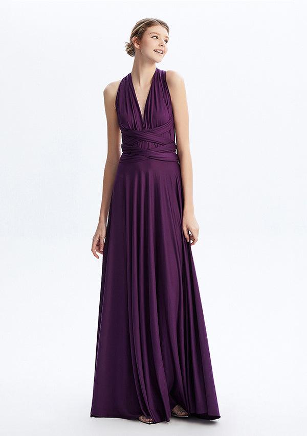 Dark Purple Maxi Convertible Infinity Dress