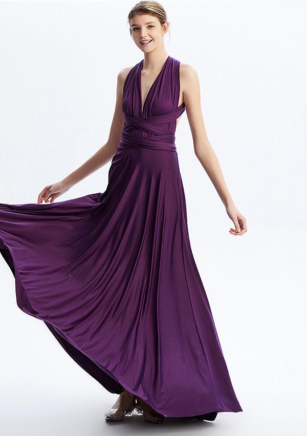 Buy Dark Purple Maxi Convertible Infinity Dress -InfiwingDress.com –  InfinityDress.it-INFIWING