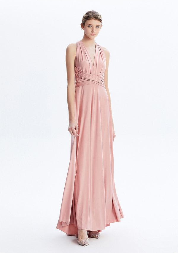 Dusty Rose Maxi Convertible Infinity Dress
