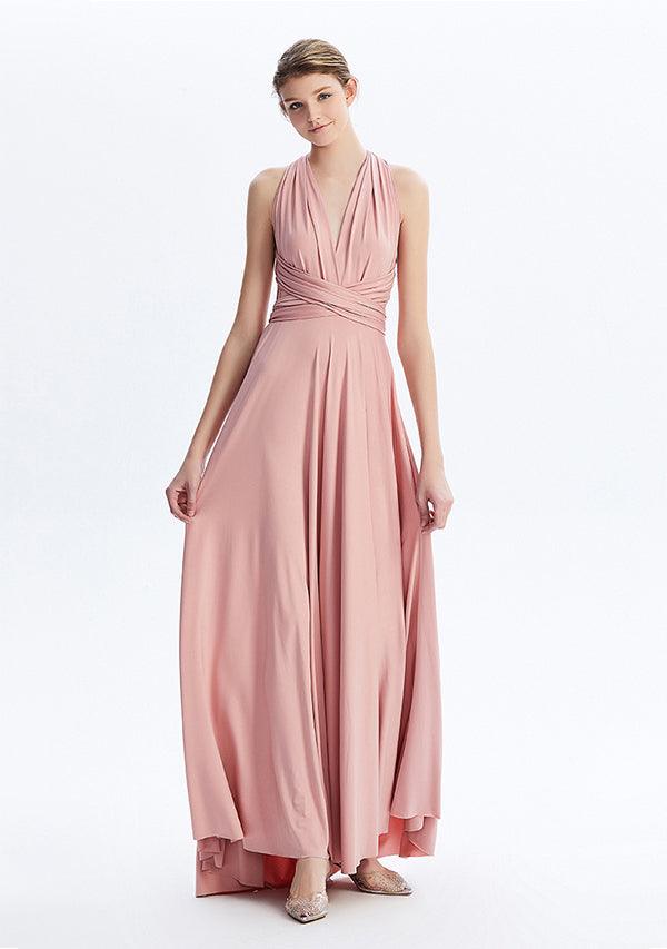 Dusty Rose Maxi Convertible Infinity Dress