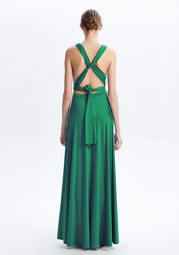 Emerald Green Maxi Convertible Infinity Dress