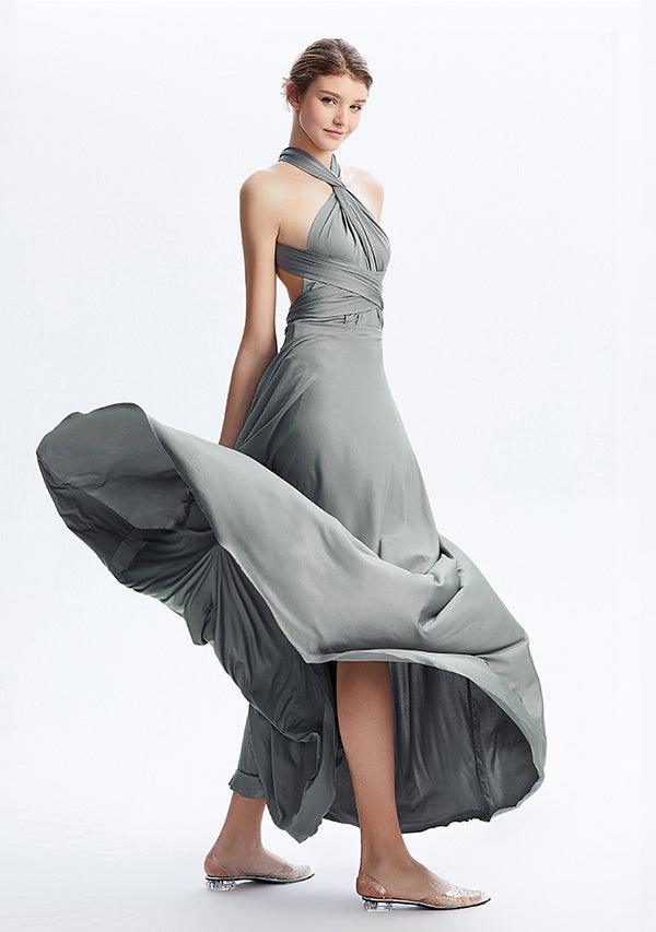 Grey Maxi Convertible Infinity Dress