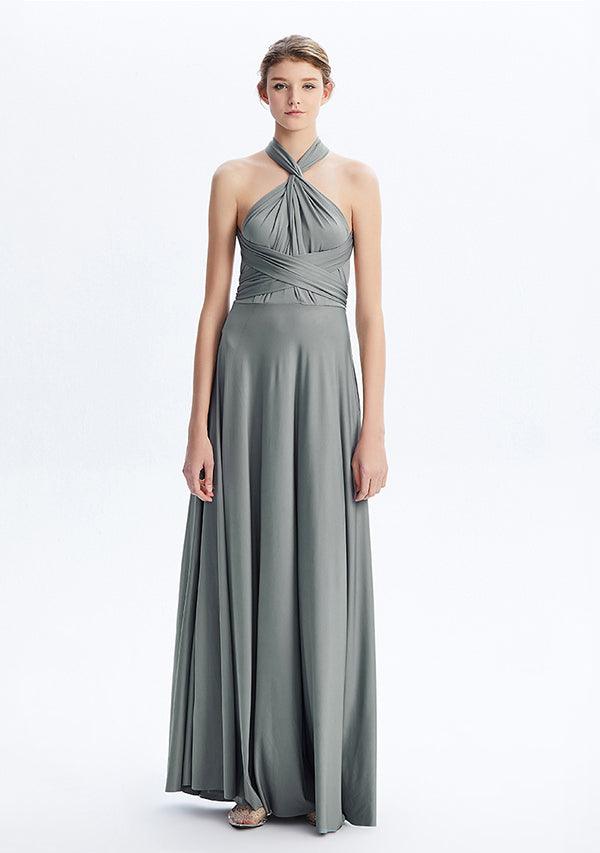 Buy Grey Maxi Convertible Infinity Dress -InfiwingDress.com – InfinityDress .it-INFIWING