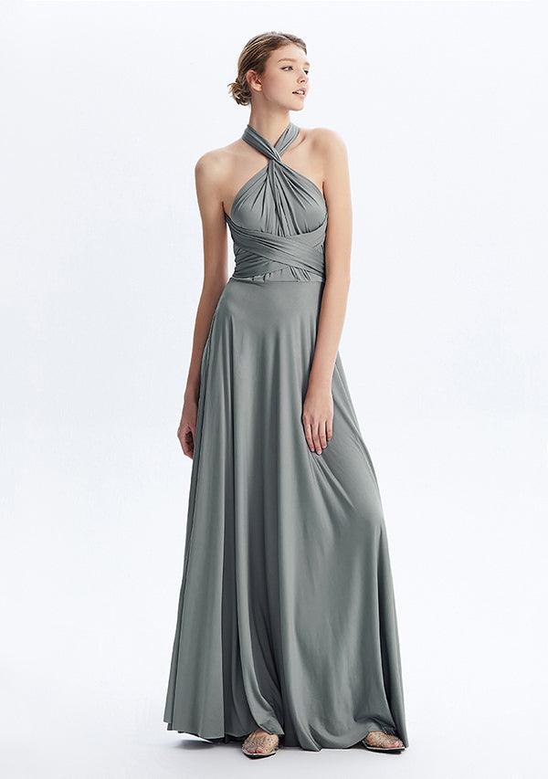 Grey Maxi Convertible Infinity Dress