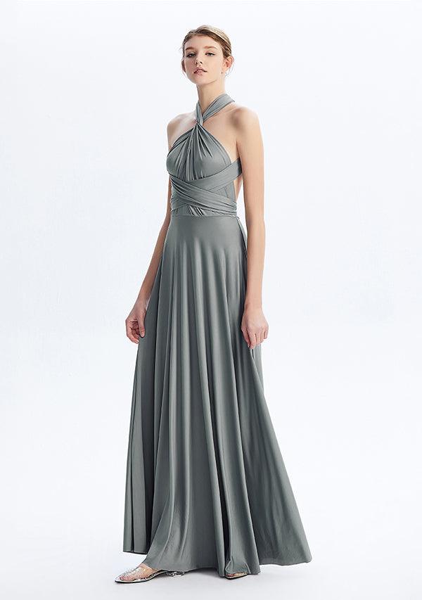 Grey Maxi Convertible Infinity Dress