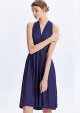 Midnight Blue Midi Convertible Infinity Dress