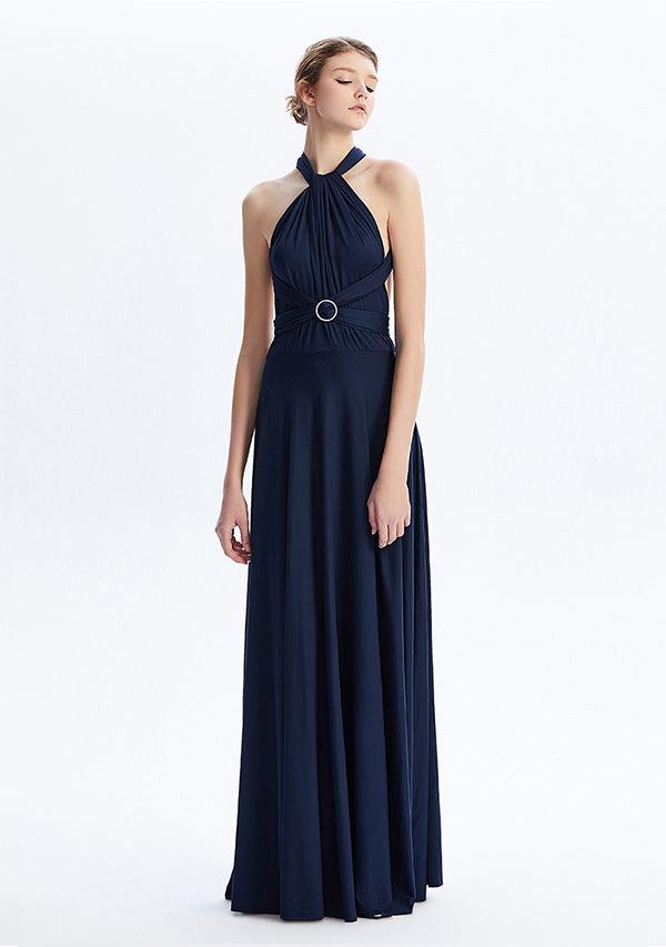 Navy Blue Maxi Convertible Infinity Dress
