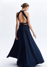 Navy Blue Maxi Convertible Infinity Dress