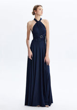Navy Blue Maxi Convertible Infinity Dress