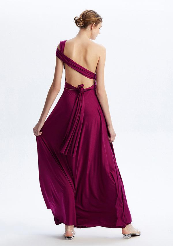 Plum Maxi Convertible Infinity Dress
