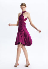Plum Midi Convertible Infinity Dress