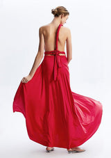 Red Maxi Convertible Infinity Dress
