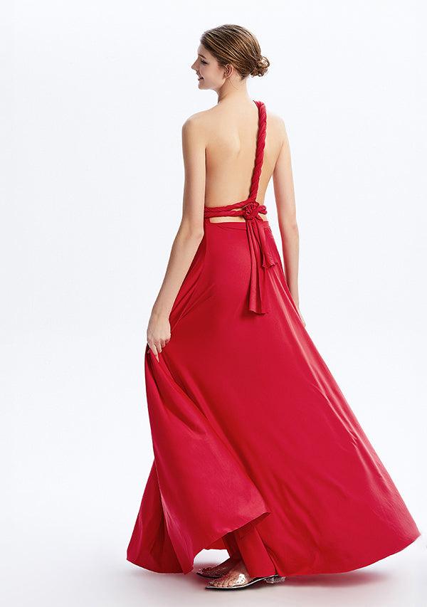 Red Maxi Convertible Infinity Dress