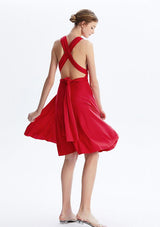 Red Midi Convertible Infinity Dress
