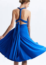 Royal Blue Midi Convertible Infinity Dress
