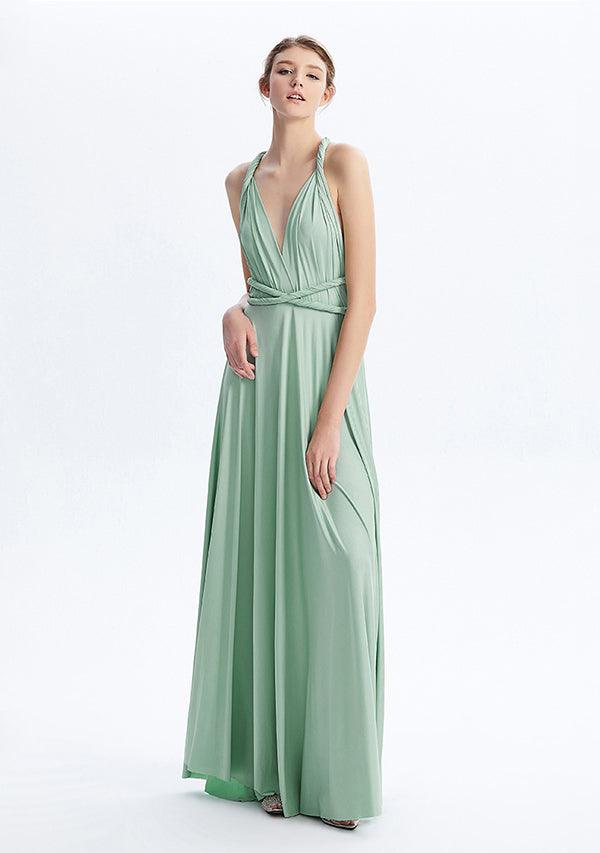 Sage Green Maxi Convertible Infinity Dress
