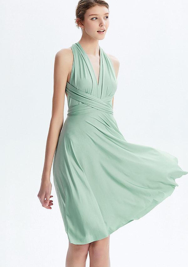 Sage Green Midi Convertible Infinity Dress
