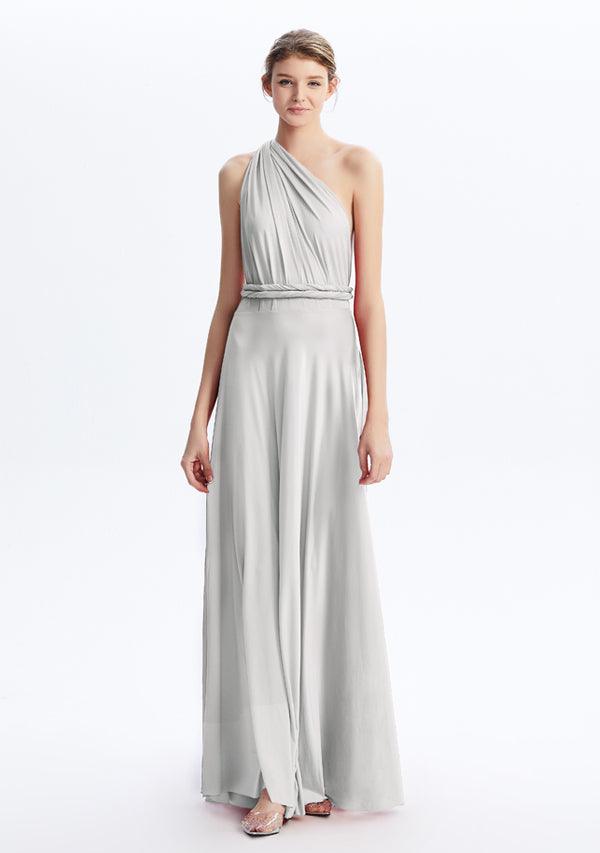 Silver Grey Maxi Convertible Infinity Dress