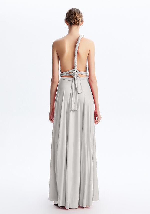 Silver Grey Maxi Convertible Infinity Dress