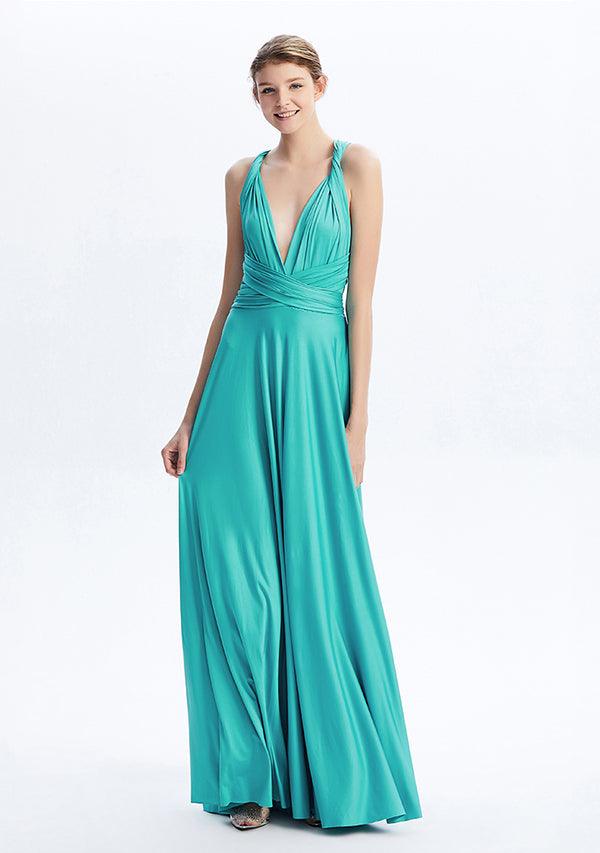 Turquoise Maxi Convertible Infinity Dress