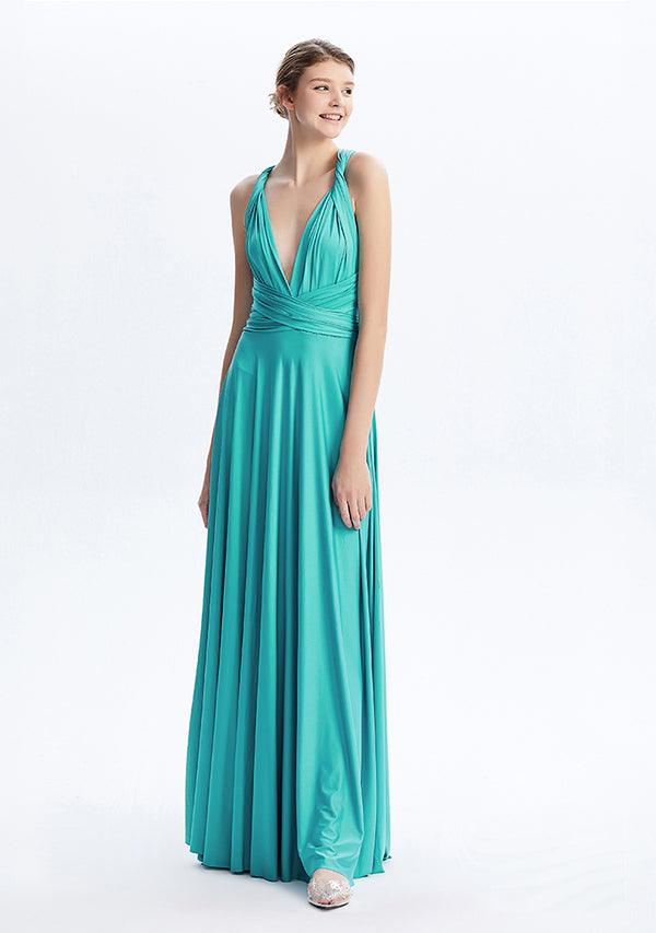 Turquoise Maxi Convertible Infinity Dress