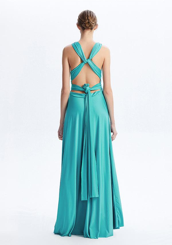 Turquoise Maxi Convertible Infinity Dress