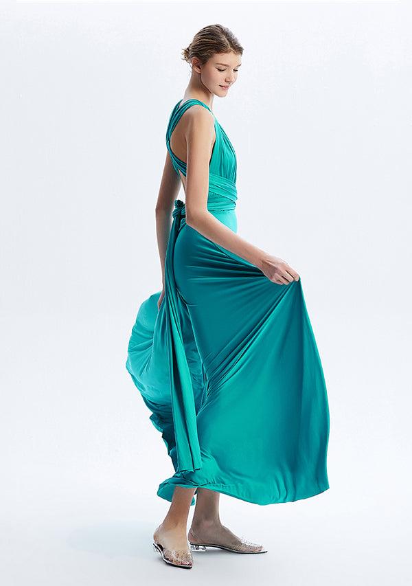 Teal Maxi Convertible Infinity Dress