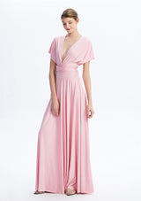 Blush Pink Maxi Convertible Infinity Dress - INFIWING