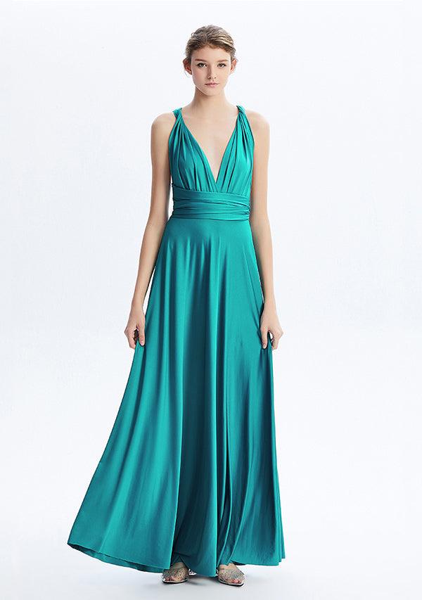 Teal Maxi Convertible Infinity Dress