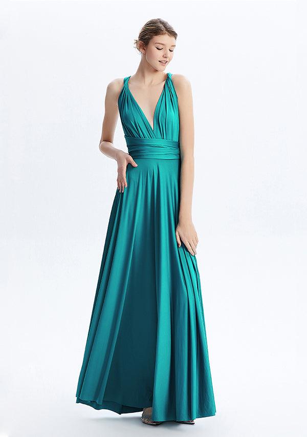 Teal Maxi Convertible Infinity Dress