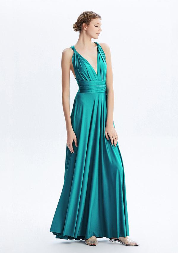 Teal Maxi Convertible Infinity Dress
