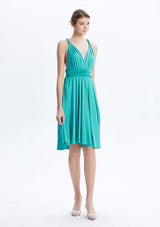 Turquoise Midi Convertible Infinity Dress
