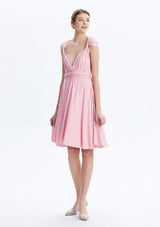 Blush Pink Midi Convertible Infinity Dress - INFIWING