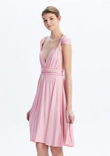 Blush Pink Midi Convertible Infinity Dress - INFIWING