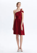 Burgundy Midi Convertible Infinity Dress - INFIWING